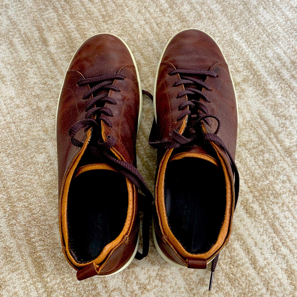EUC Ecco Street Tray size 11.5. / 45 Brown
